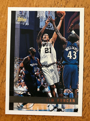 NBAカード ルーキーカード #115 Tim Duncan RC PSA8 Amazon.com: Basketball NBA 1997-98 Topps #115 Tim Duncan #115 NM