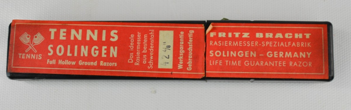 TENNIS 42 Fritz Bracht Solingen Germany Vintage Straight TENNIS 42 Fritz Bracht Solingen Germany Vintage Straight