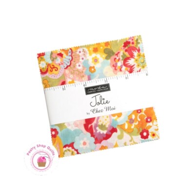 Moda JOLI Chez Moi CHARM PACK 42- 5'' squares Quilting Fabric SHABBY CHIC Floral