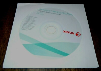 SOFTWARE CD ONLY for Xerox Workcenter 5845/55/65/75/90 multi function printer 