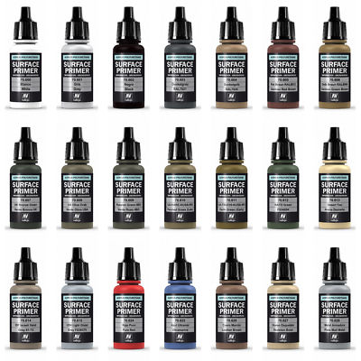 Vallejo Model Air Oberflächengrundierung Polyurethan Acryl 17ml Flaschen alle Farben