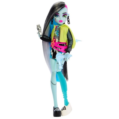 MONSTER HIGH Skulltimate Secrets Neon Frights Frankie Stein Doll BNIB 125+ Looks - Picture 3 of 5