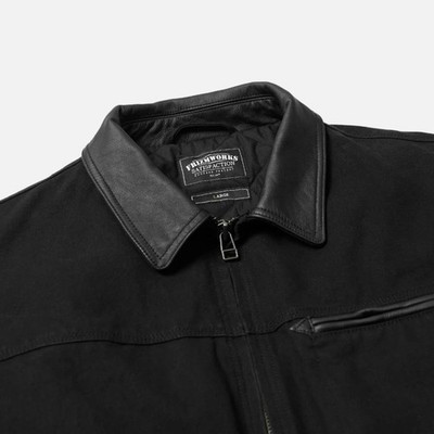 Frizmworks Heavy Canvas Destroyed Work Jacket - Black | eBay