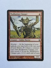 Mudbutton Clanger 95/2008 Morningtide Regular Creature Red Goblin Warrior