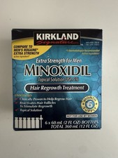KIRKLAND Minoxidil 5 Extra Strength Men Hair Regrowth Solution 6 Month Supply