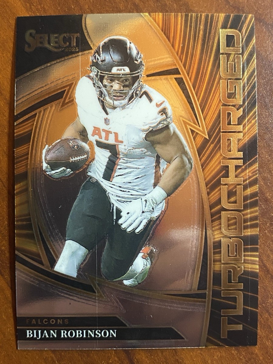 2025 Panini Select BIJAN ROBINSON Turbocharged #18 - ATLANTA