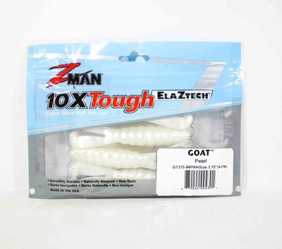 Zman Soft K�der Goat 3.75 Zoll 4/Pack Pearl (4301)