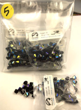 Swarovski Crystal 6mm 360 pcs Garnet AB 5301 5 baggies of 72