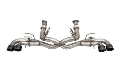 CORSA Performance C8 Muffler Delete Catback Exhaust System with NPP - Fits