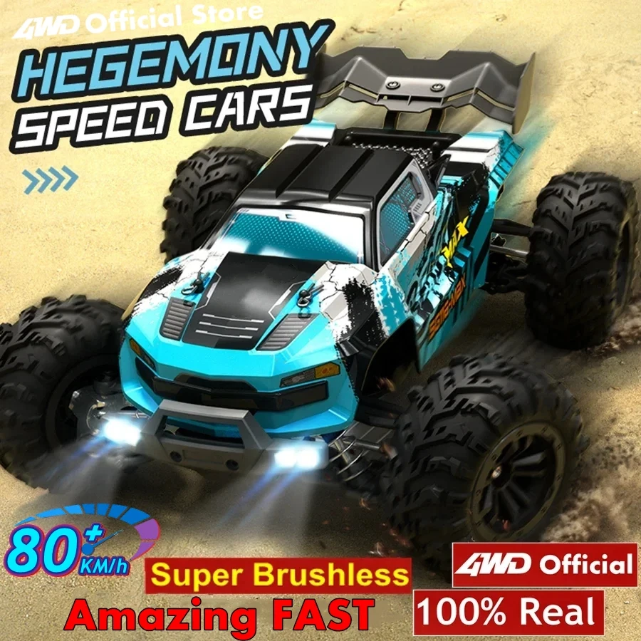 Auto RC brushless ad alta velocità 80 km/h, telecomandata a LED,... - Immagine 3 di 4