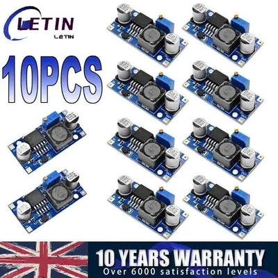 10PCS Mini 3A DC-DC Converter Step Down Buck Power Supply Module LM2596 65KHz