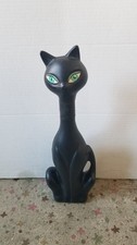 Vintage AVON Bubble Bath The BLACK CAT ICONIC PRETTY PURRFECT Soakie 13"