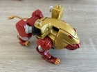 Vintage 2001 Power Rangers Wild Force Red Lion Deluxe Megazord Bandai Figure