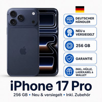 Apple Iphone 17 Pro 256 GB - Deep Blue NEU-OVP-GARANTIE ✅- ZubehöRpaket ✅