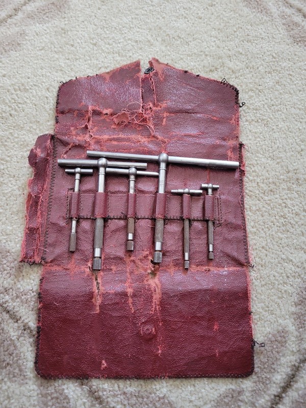 Vintage Lufkin Telescoping Gage Set Of 6