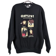 Vintage Warner Bros WB Sweatshirt L Taz Tazmania Devil Crewneck USA 1995