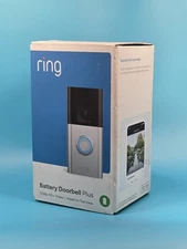 Ring Battery Doorbell Plus HD Video WiFi Security Camera Satin Nickel