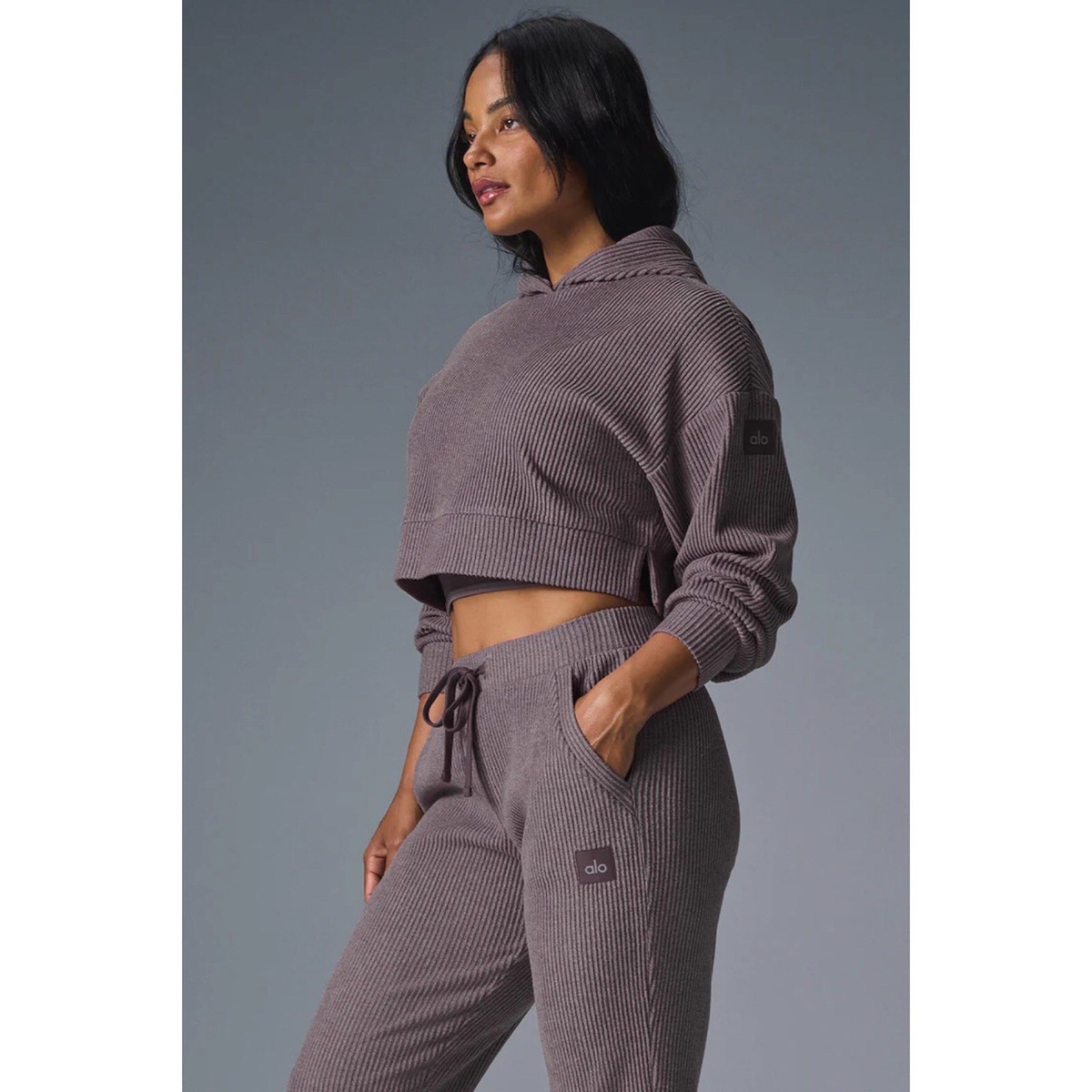 美品タグ付き♡all アロー MUSE HOODIE Muse Hoodie - Athletic Heather Grey | ALO