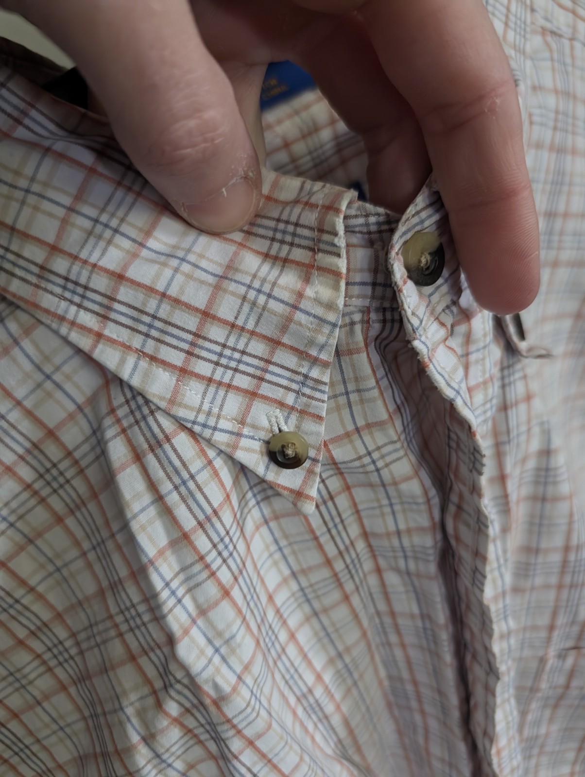 PENDLETON Cotton Check Button-down Pocket Shirt XL - image 3