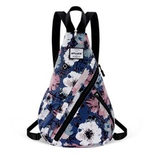 Women's Convertible Rope Sling Bag - Water-Resistant Chest Bag  Casual Daypa...