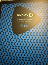 Nixplay 10.1" Smart Digital Black Photo Frame Mobile App WIFI Alexa OPEN BOX