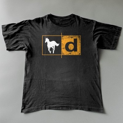 Deftones White Pony Logo Unisex Black Cotton T-shirt, Size S-5XL