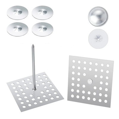 300 Pcs Insulation Pins with Washers & Dome Caps, Wall & Ceiling Fasteners
