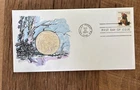 1977 Postmasters of America Sterling Silve Medal FDC – Christmas Stamp First Day