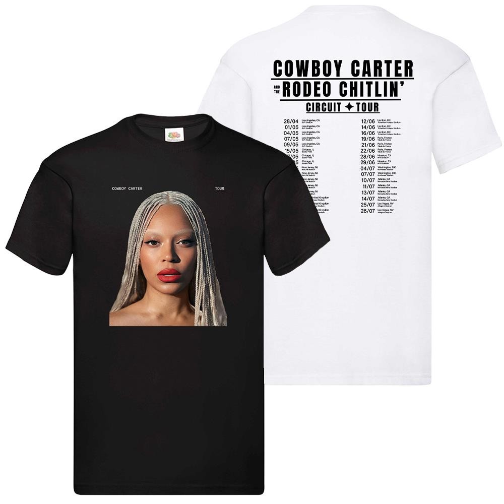 Beyonce Cowboy Carter Tour 2025 T-Shirt Concert Dates Music Fan
