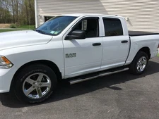 Smoke Window Visor Vent Shade Rain Guards for 2009-2018 Dodge Ram 1500 Crew Cab