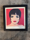Andy Warhol Druck / Blatt  mit Original Signatur / Unterschrift