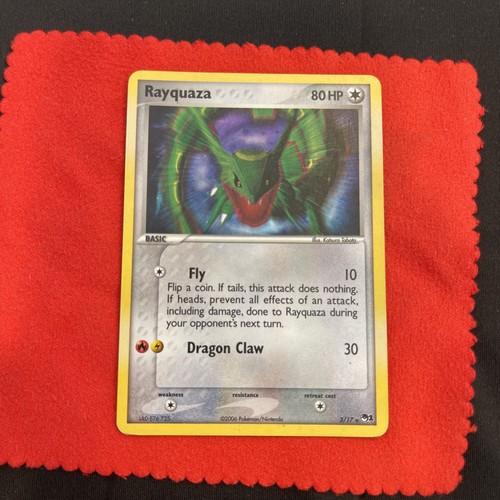 Rayquaza 3/17 Holo Pokemon TCG English 2006 80 MP Dragon Basic