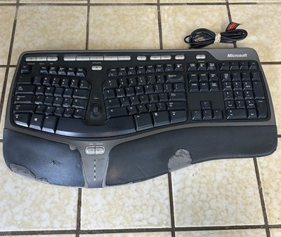 Microsoft Natural Ergonomic Keyboard 4000 v1.0 KU-0462 USB Tested