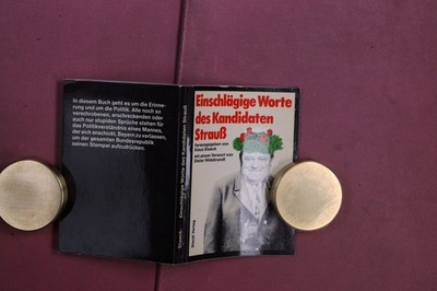 388843 Günter Mann EINSCHLÄGIGE WORTE DES KANDIDATEN STRAUSS Steidl Verlag