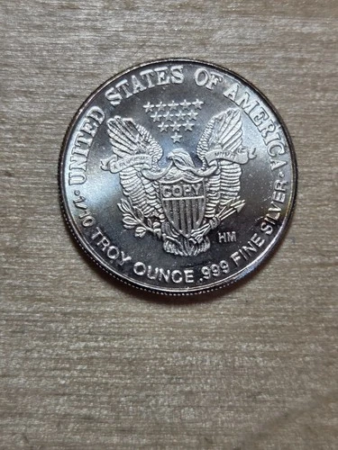 1/10-ounce Silver Round Walking Liberty by Highland Mint 0.999 fine Silver