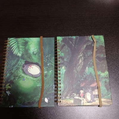 Mein Nachbar Totoro B6 Ring Notizbuch Set 2 unbenutzt Anime Sammlerstück 14+