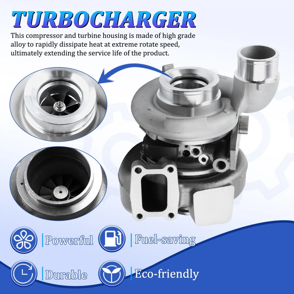 H8350112R Turbocharger For 2011-2012 Ram 3500 2007-2010 Dodge Ram 2500 3500 6.7L Foto 2 de 4