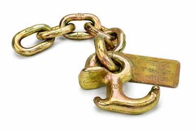 MO-CLAMP 6306 GM R Hook with 3/8 Inch Chain Gold Collision Repair