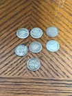 Lot of (8) Seated Liberty Dimes. Mixed Years