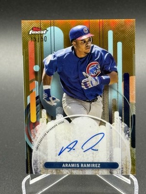 2025 Topps Finest ARAMIS RAMIREZ Gold Auto /50 FA-ARA