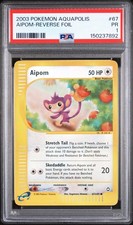 PSA 1 PR 2003 Aquapolis Aipom Reverse Holo Foil Rare 67/147 Vintage Pokemon on eBay