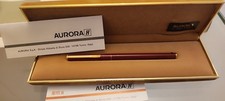 Aurora Hastil NUOVA penna Stilografica Laccato e Oro ballpoint pen, anni 70/80