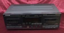 PIONEER CT-W850R Double Cassette Deck Auto-Reverse Dolby N/R B/CR Timer Used