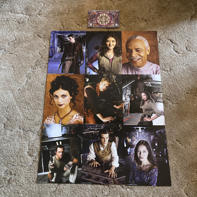 Lot Of 9 Firefly 7 x9.5  Color Photos + $10 Play Note Nathan Fillion + 8