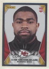 2020 NFL Sticker & Card Collection Silver Clyde Edwards-Helaire Rookie RC 3f2. rookie card picture