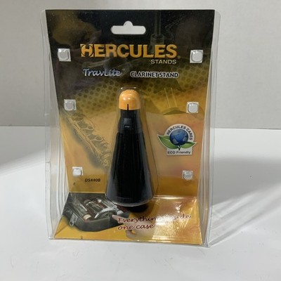 Hercules DS440B TravLite Lightweight Durable Clarinet Stand New