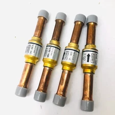 LOT OF 4 SANHUA #YCVS10-44GSHC1 CHECK VALVE COMM/RES REFRIGERATING SYSTEMS