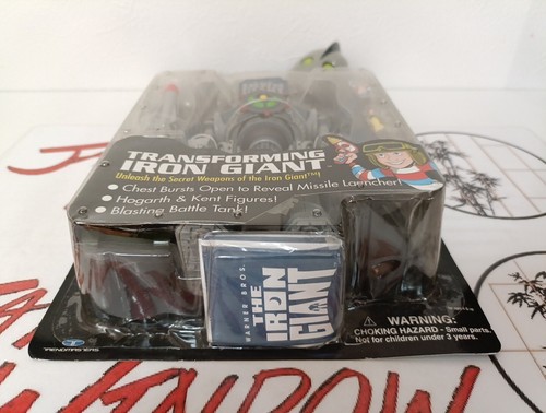 TRANFORMING IRON GIANT Figure Hogarth Kent TRENDMASTERS New Sealed MISP 1999 - Picture 5 of 12