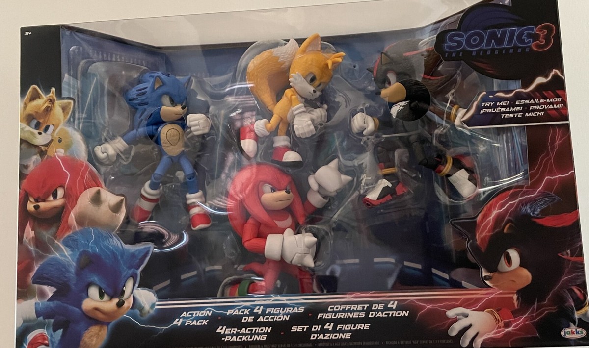 ⭐︎SONIC THE HEDGEHOG⭐︎3個セット SONIC フィギア SONIC 3 HEDGEHOG MOVIE 5