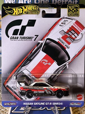 2024 HOT WHEELS PREMIUM GRAN TURISMO 7 NISSAN SKYLINE GT-R BNR34 POP CULTURE NEW